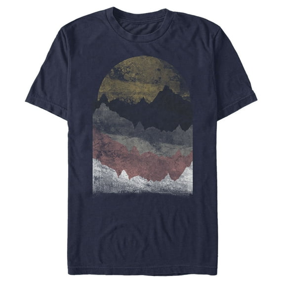 Men's Lost Gods Desert Landscape Graphic Tee Navy Blue Medium