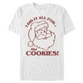 thumbnail image 1 of Men's Lost Gods Did it For the Cookies  Graphic Tee White Medium, 1 of 5