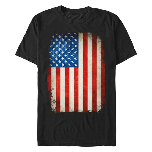 Men's Lost Gods Distressed Down Flag Graphic T-Shirt