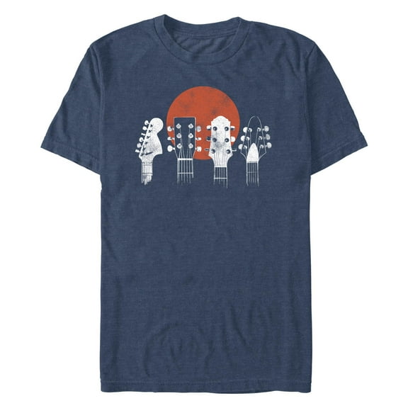 Men's Lost Gods Distressed Guitar Heads  Graphic T-Shirt