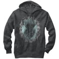 thumbnail image 1 of Men's Lost Gods Distressed Owl Wreath  Pull Over Hoodie Charcoal Heather Medium, 1 of 3