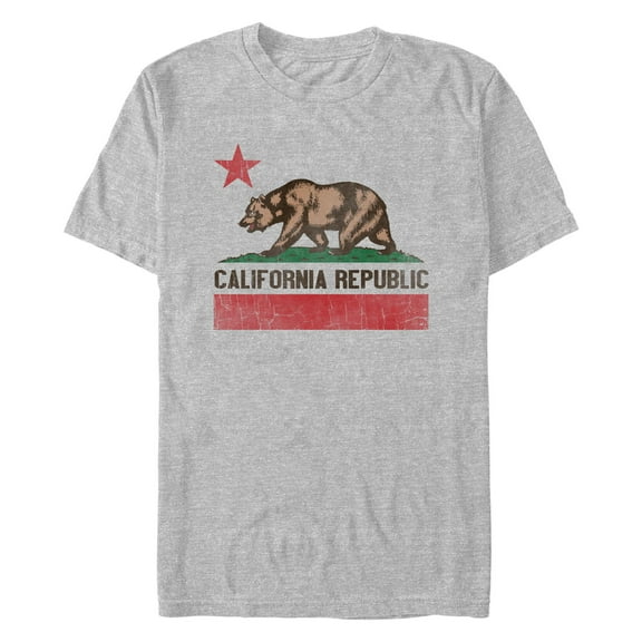 Men's Lost Gods Distressed Republic Bear  Graphic T-Shirt