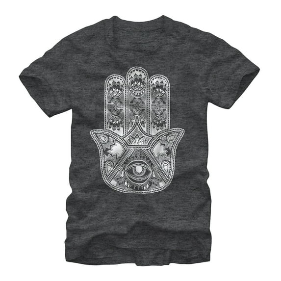 Men's Lost Gods Divine Hamsa Graphic Tee Charcoal Heather Small