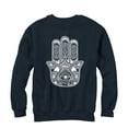 thumbnail image 1 of Men's Lost Gods Divine Hamsa  Sweatshirt Navy Blue Medium, 1 of 3