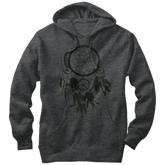 Men's Lost Gods Dreamcatcher Pull Over Hoodie Charcoal Heather X Large
