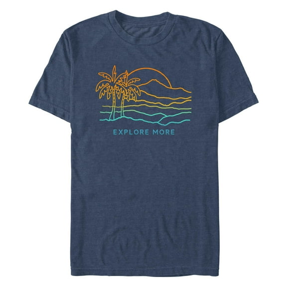 Men's Lost Gods Explore More The Beach Graphic T-Shirt