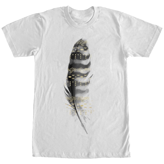 Men's Lost Gods Feather in Flight  Graphic Tee White Large