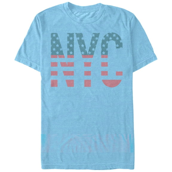 Men's Lost Gods Fourth of July  NYC American Flag  Graphic T-Shirt