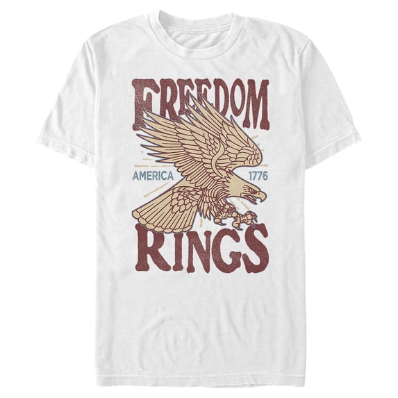 Men's Lost Gods Freedom Rings Eagle Graphic T-Shirt Big & Tall