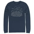thumbnail image 1 of Men's Lost Gods Fresh Air Club View  Long Sleeve Shirt Navy Blue Large, 1 of 3