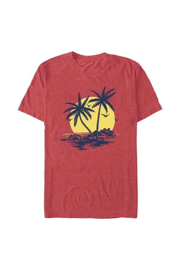 Men's Lost Gods Full Moon Palms  Graphic T-Shirt