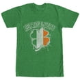 thumbnail image 1 of Men's Lost Gods Getting Lucky Ireland  Graphic Tee Kelly Heather 2X Large, 1 of 3