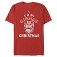 thumbnail image 1 of Men's Lost Gods Gnome for Christmas  Graphic Tee Red Large, 1 of 5