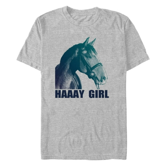 Men's Lost Gods Haaay Girl Horse  Graphic T-Shirt