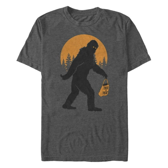 Men's Lost Gods Halloween Bigfoot Trick-or-Treat  Graphic T-Shirt