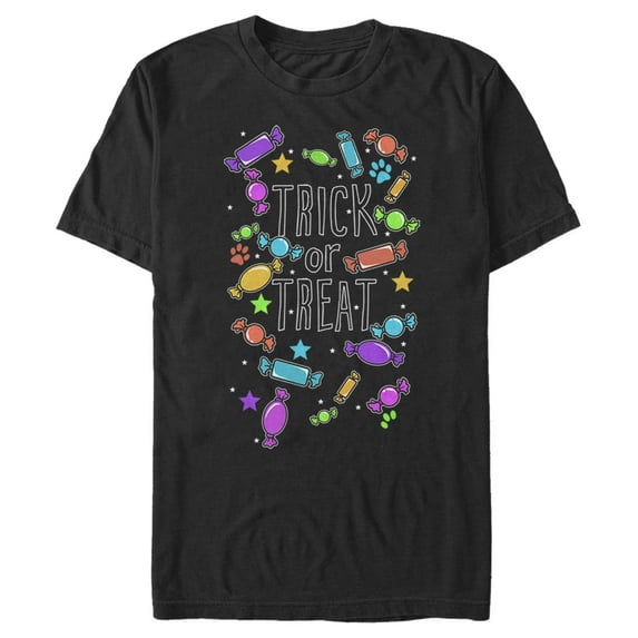 Men's Lost Gods Halloween Candy Explosion Graphic Tee Black Medium