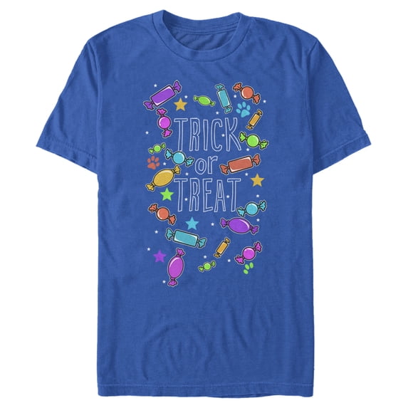 Men's Lost Gods Halloween Candy Explosion Graphic Tee Royal Blue X Large
