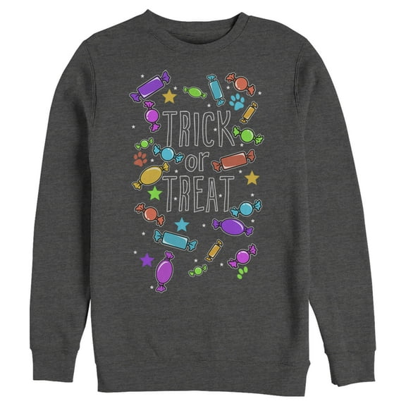 Men's Lost Gods Halloween Candy Explosion Sweatshirt Charcoal Heather Small