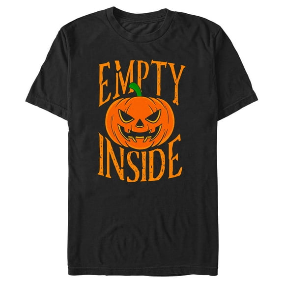 Men's Lost Gods Halloween Empty Inside  Graphic Tee Black Medium