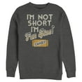 thumbnail image 1 of Men's Lost Gods Halloween Fun-Size Candy  Sweatshirt Charcoal Heather Large, 1 of 4