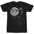 thumbnail image 1 of Men's Lost Gods Halloween Midnight Skull Moon Graphic Tee Black Large, 1 of 4