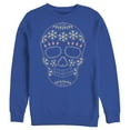 thumbnail image 1 of Men's Lost Gods Halloween Sugar Skull  Sweatshirt Royal Blue Large, 1 of 4