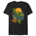 thumbnail image 1 of Men's Lost Gods Halloween Zombie Scene Graphic Tee Black 3X Large, 1 of 5
