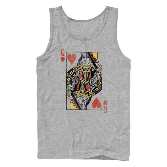 Men's Lost Gods Heart Queen Card Tank Top