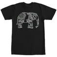 thumbnail image 1 of Men's Lost Gods Henna Elephant Design  Graphic Tee Black Large, 1 of 4
