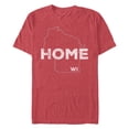 thumbnail image 1 of Men's Lost Gods Home Wisconsin  Graphic T-Shirt, 1 of 5