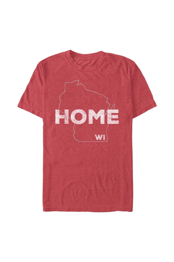 Men's Lost Gods Home Wisconsin Graphic T-Shirt