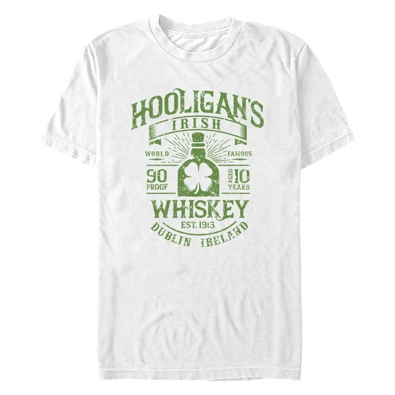 Men's Lost Gods Hooligans Irish Whiskey  Graphic T-Shirt