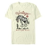 Mens Lost Gods Horse Western Wear Graphic T-Shirt