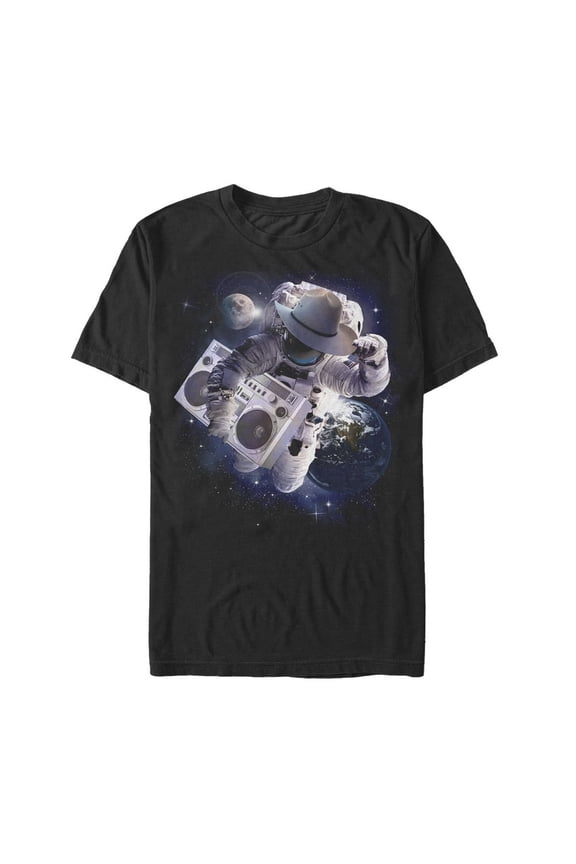 Men's Lost Gods Houston in Space Graphic Tee Black X Large