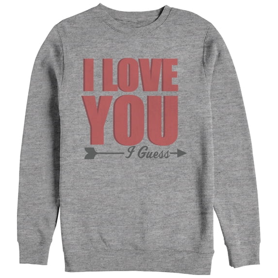 Men's Lost Gods I Love You I Guess Sweatshirt Athletic Heather Large