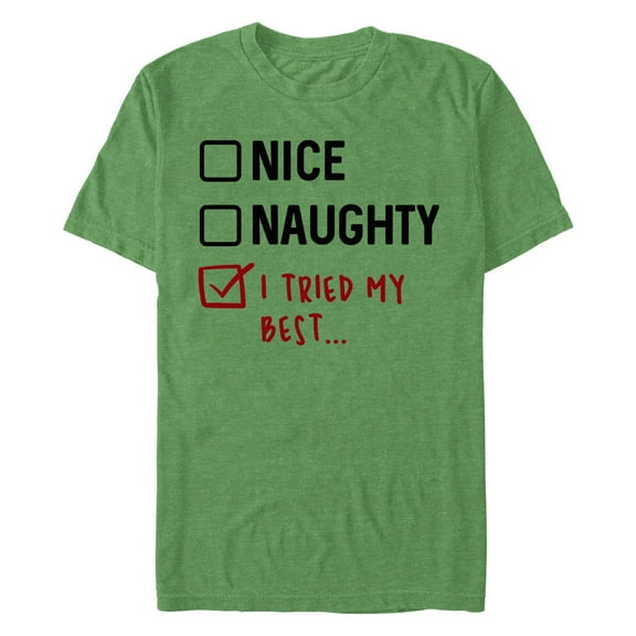 Men's Lost Gods I Tried My Best Checklist Graphic T-Shirt