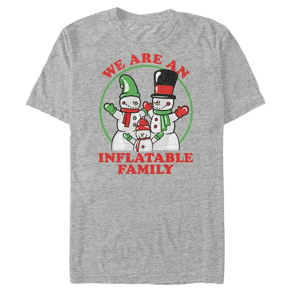 Men's Lost Gods Inflatable Family  Graphic Tee Athletic Heather X Large