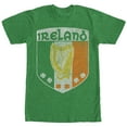 thumbnail image 1 of Men's Lost Gods Ireland Harp Crest  Graphic Tee Kelly Heather 2X Large, 1 of 3
