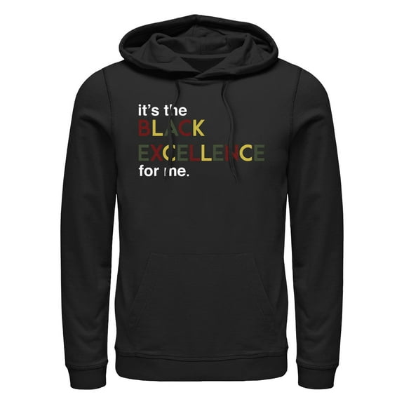 Men's Lost Gods It's The Black Excellence For Me  Pull Over Hoodie