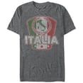 thumbnail image 1 of Men's Lost Gods Italy Flag Map Graphic Tee Charcoal Heather 2X Large, 1 of 4
