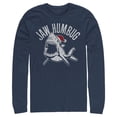 thumbnail image 1 of Men's Lost Gods Jaw Humbug  Long Sleeve Shirt Navy Blue Medium, 1 of 4