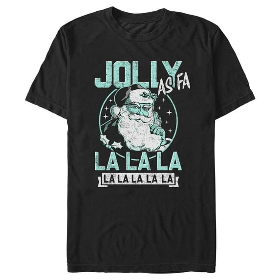 Men's Lost Gods Jolly As Falala Graphic Tee Black Medium