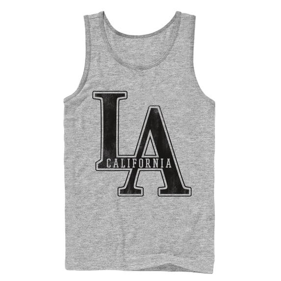 Men's Lost Gods LA California Tank Top Athletic Heather Large