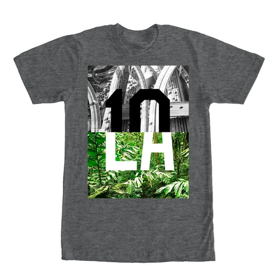 Men's Lost Gods LA Contrast Graphic Tee Charcoal Heather Medium