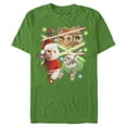 thumbnail image 1 of Men's Lost Gods Laser Cats Graphic Tee Kelly Green Large, 1 of 5