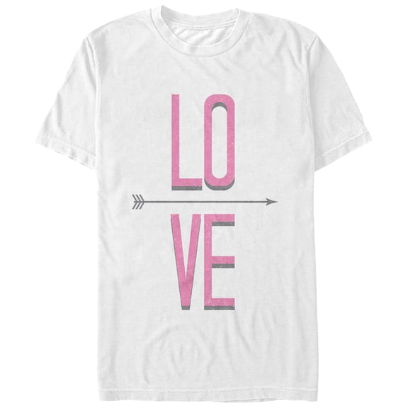 Men's Lost Gods Love Arrow Graphic Tee White 2X Large