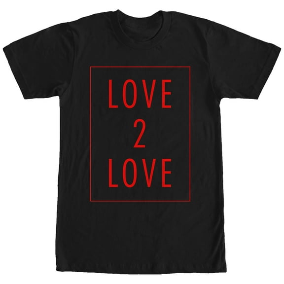 Men's Lost Gods Love Love  Graphic Tee Black X Large