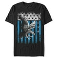 thumbnail image 1 of Men's Lost Gods Majestic Eagle American Flag  Graphic Tee Black Medium, 1 of 4