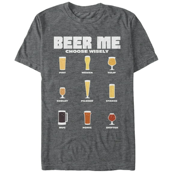 Men's Lost Gods Me Choose Wisely  Graphic Tee Charcoal Heather X Large