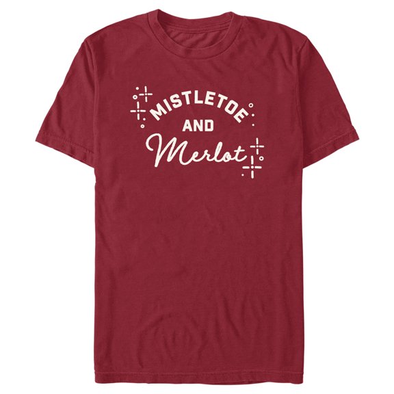Men's Lost Gods Mistletoe and Merlot Graphic Tee Cardinal 3X Large